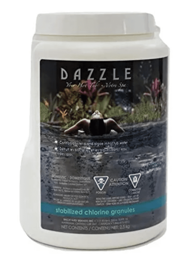 Dazzle stabilized chlorine granules 2.5kg
