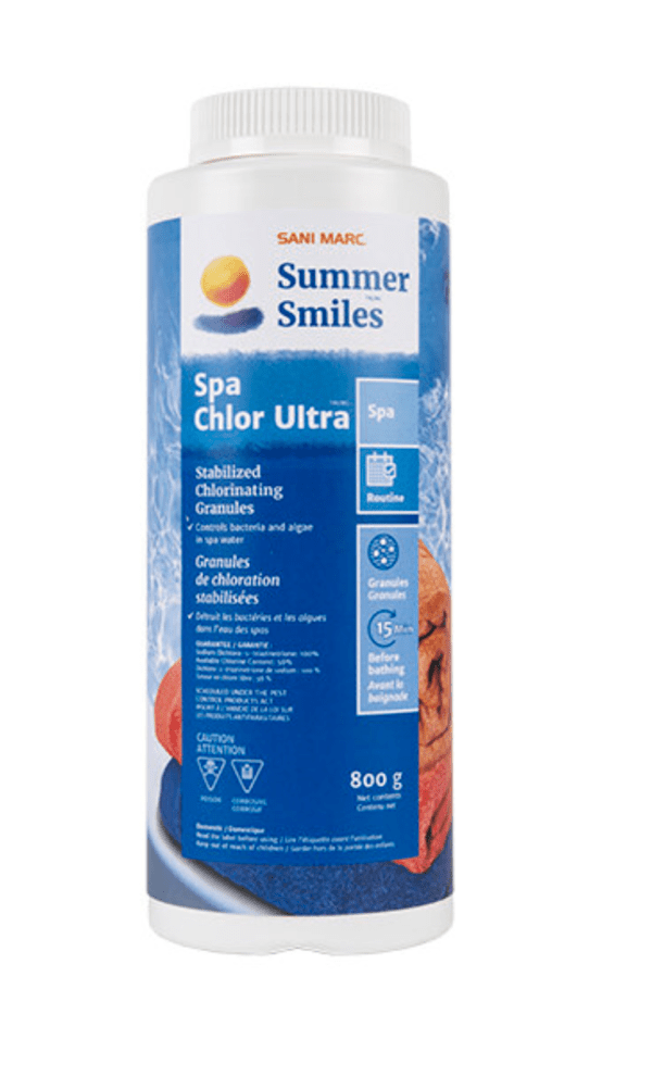 Summer Smiles Spa Chlor Ultra Stabilized Chlorinating Granules 800g