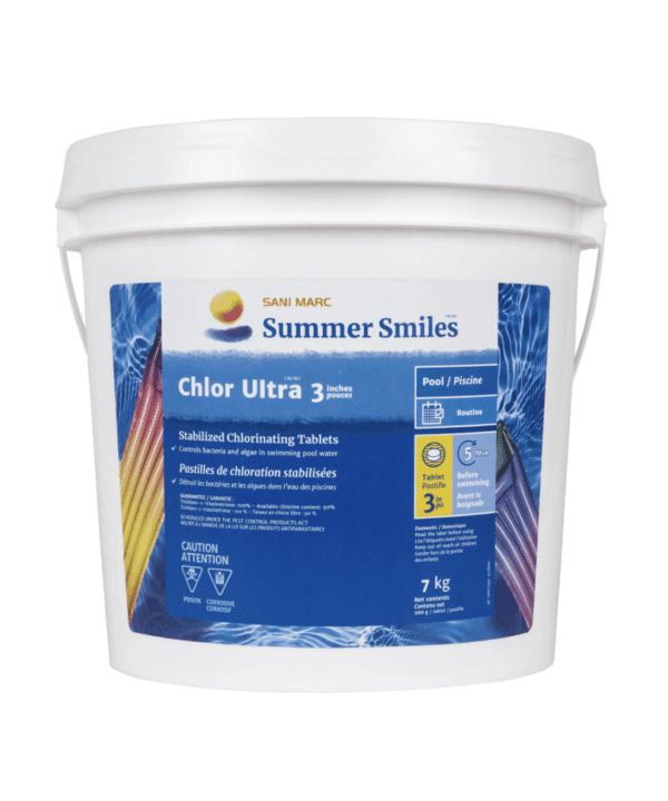 Summer Smiles Chlor Ultra 3 Stabilized Chlorinating Tablets 7kg