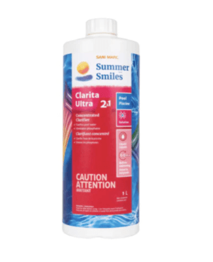 Summer Smiles Clarita Ultra 2in1 Concentrated Clarifier - 1 L (eliminates phosphates)